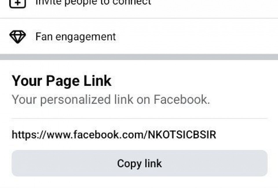 Our Facebook link